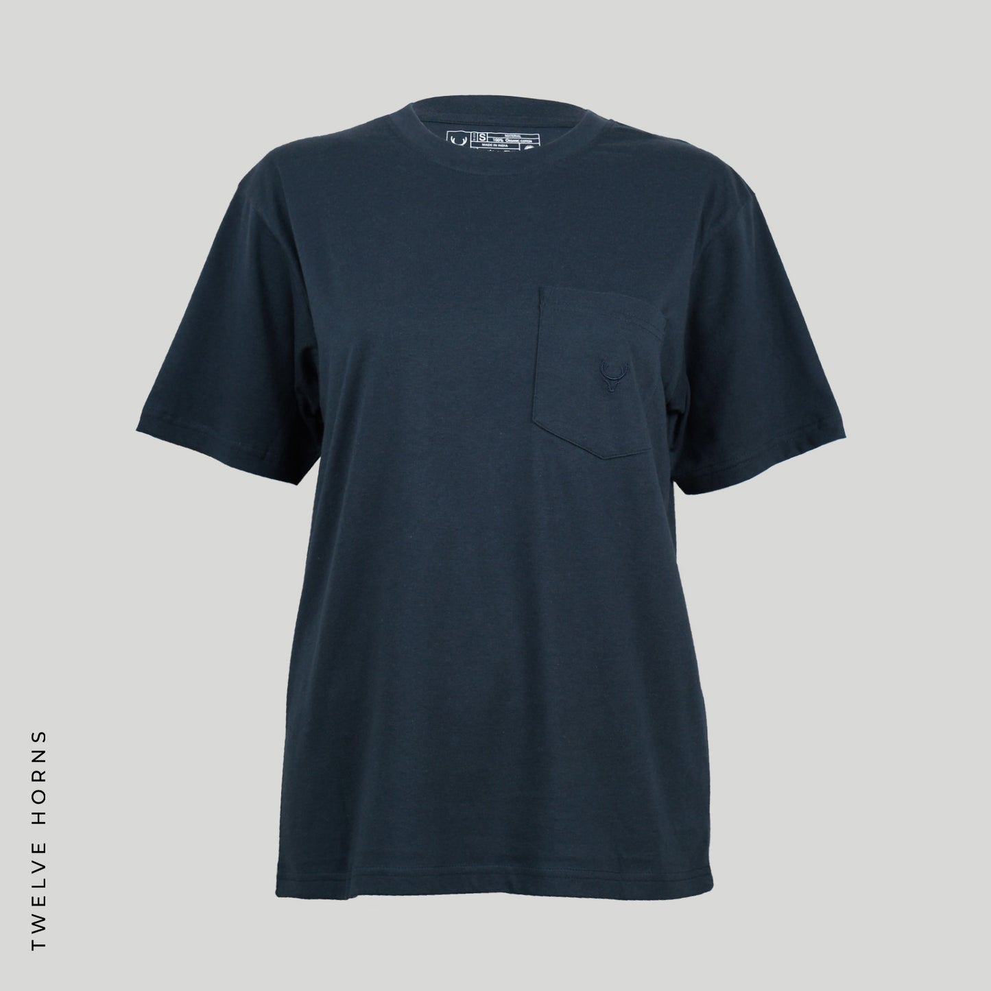 GOTS認証 男女兼用 ユニセックス 100%オーガニックコットン ポケット付き Tシャツ
