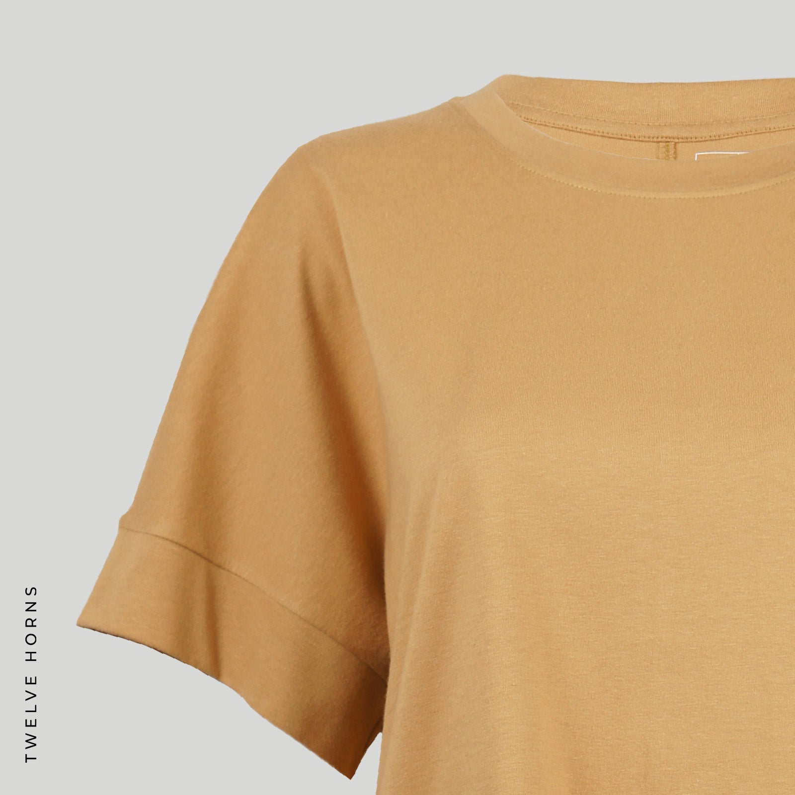 GOTS認証 オーガニックコットン レディース ドロップスリーブ Tシャツ