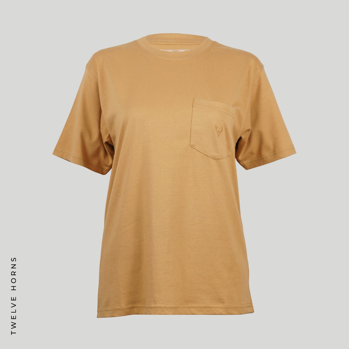 GOTS認証 男女兼用 ユニセックス 100%オーガニックコットン ポケット付き Tシャツ