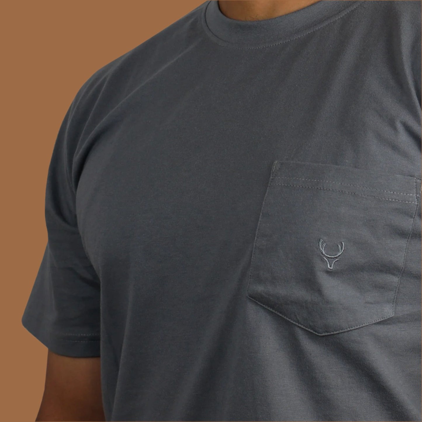 GOTS認証 男女兼用 ユニセックス 100%オーガニックコットン ポケット付き Tシャツ