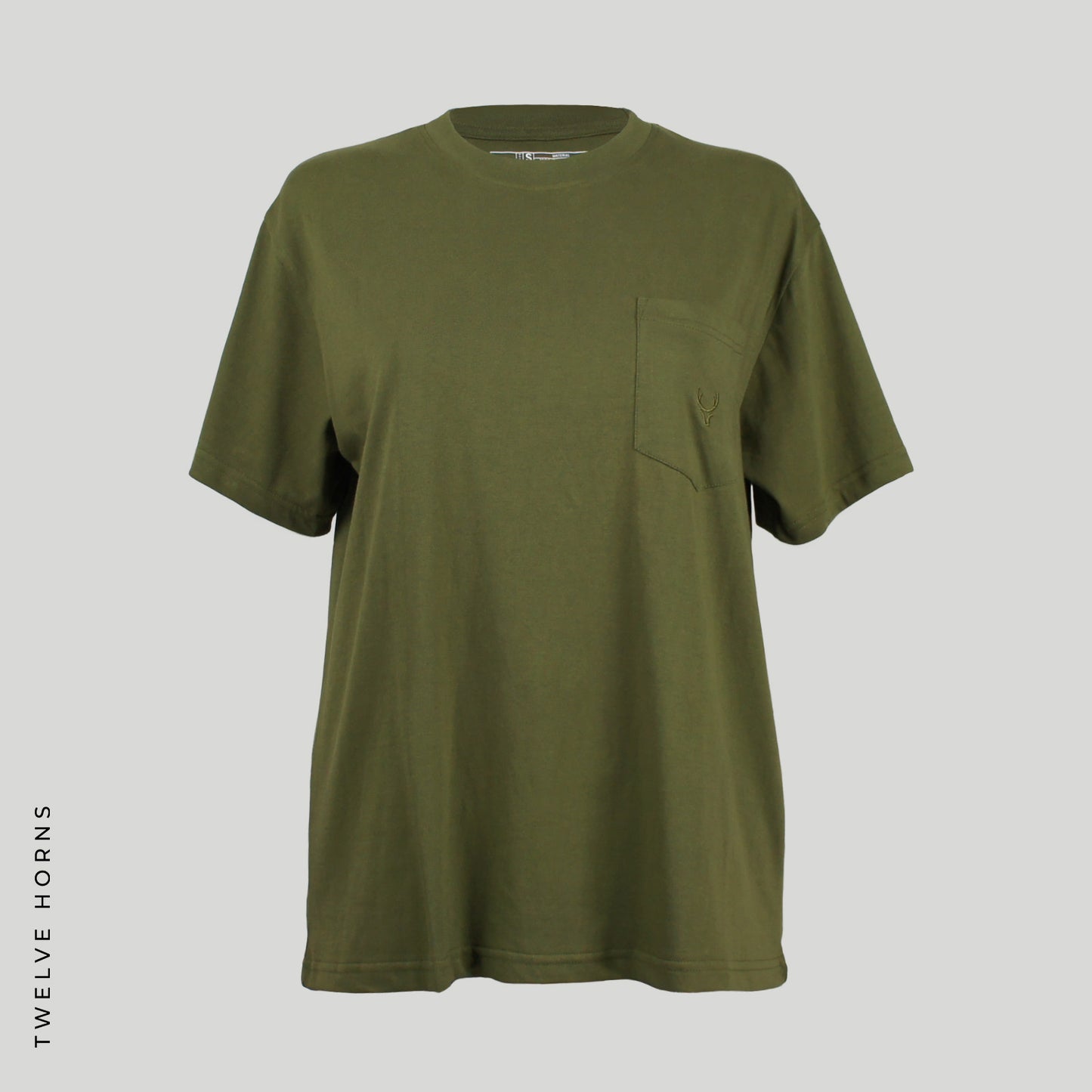 男女兼用 ユニセックス GOTS認証 オーガニック コットン 100% ポケット付き tシャツ