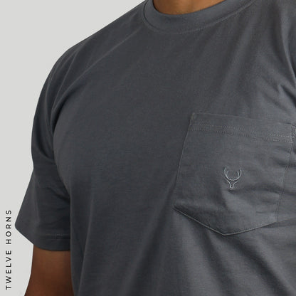 GOTS認証 男女兼用 ユニセックス　100%オーガニックコットン　ポケット付き Tシャツ